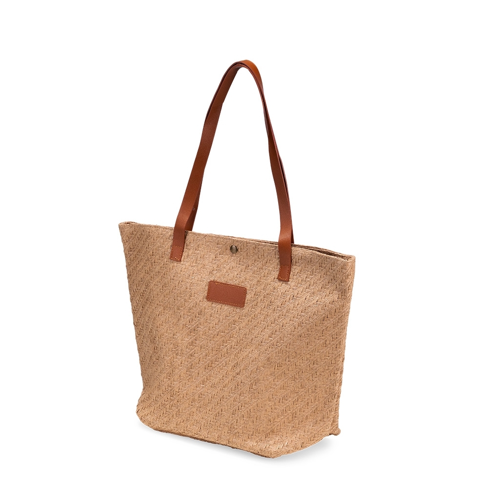 Bolsa palha trançada