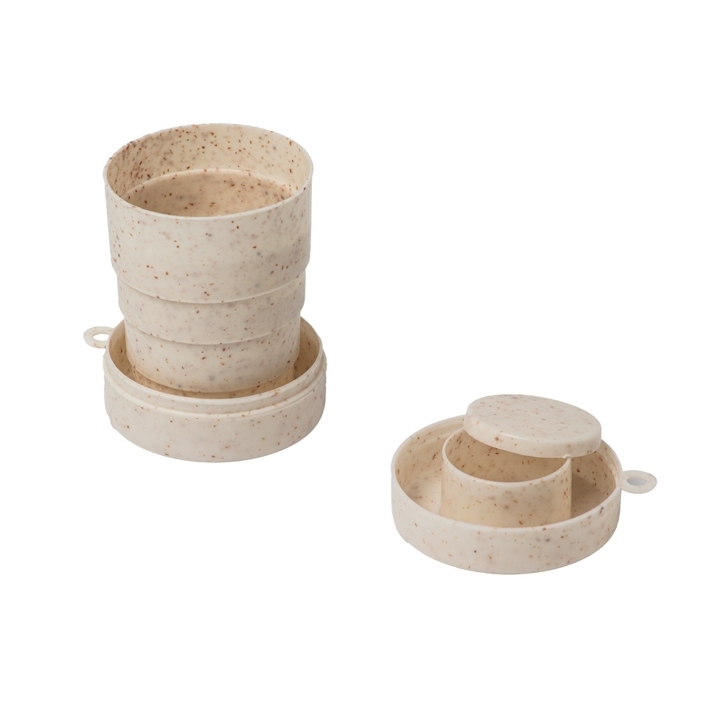 Copo retrátil fibra de arroz 200ml