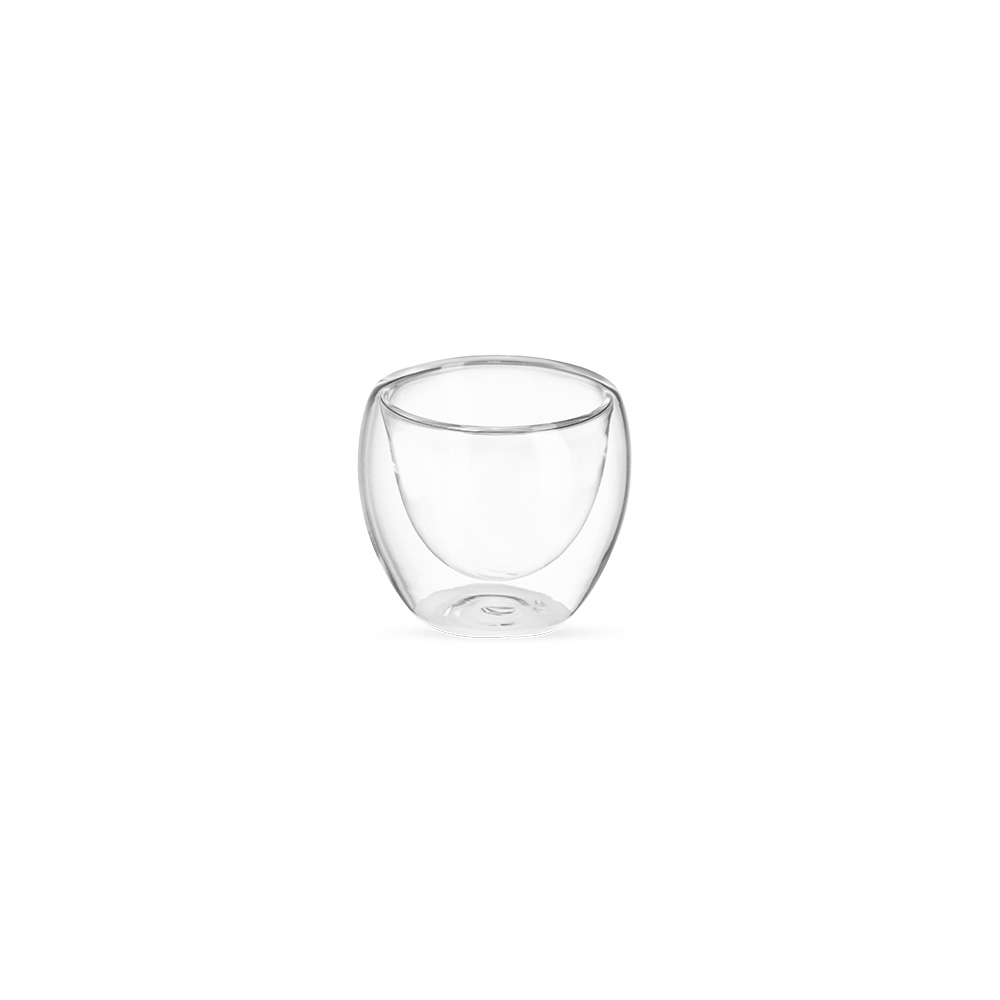 Copo vidro parede dupla 80ml