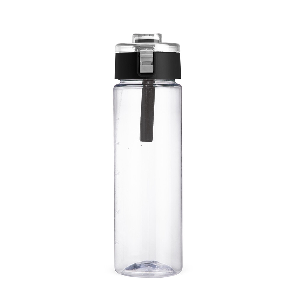 Garrafa plástica 750ml preta