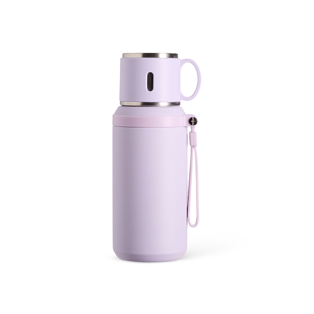 Garrafa térmica 600ml roxa