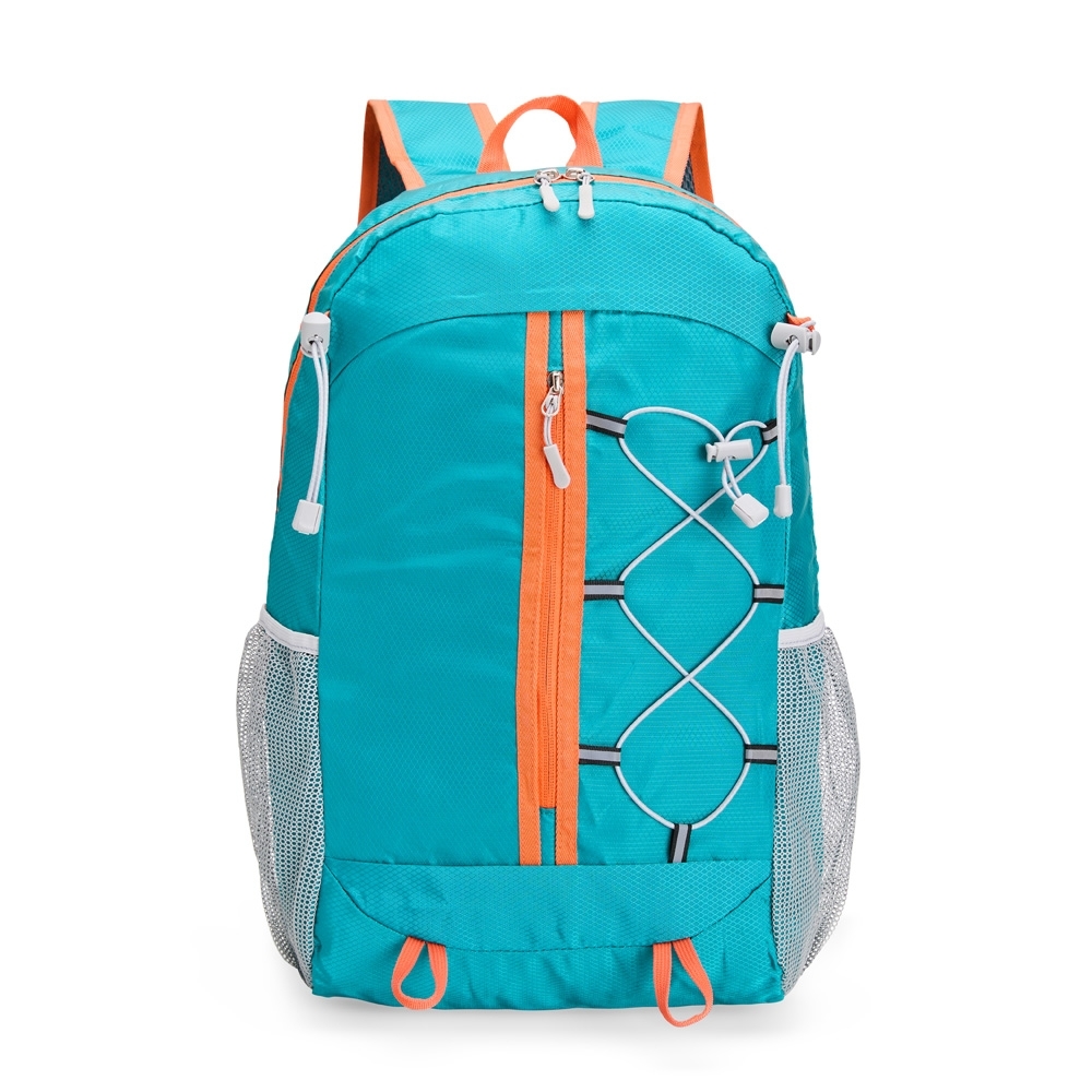 Mochila dobrável poliéster 20L verde